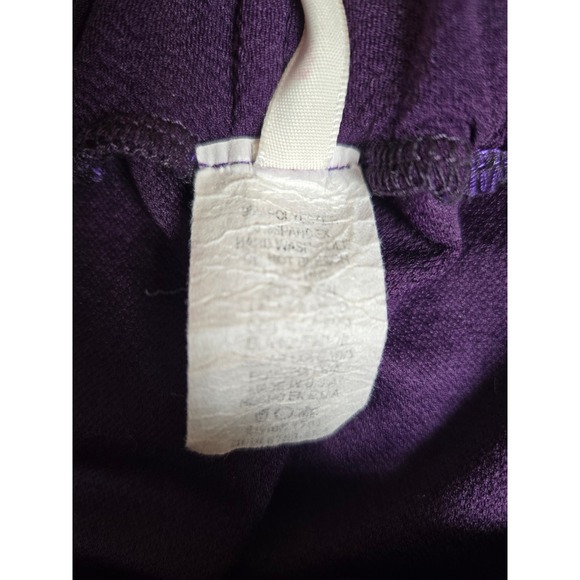 MOA USA Purple Elastic Waist Knee Length Skirt Women's Size M - Picture 3 of 8